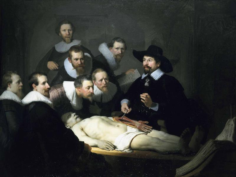 Rembrandt Peale Anatomy Lesson of Dr Nicolaes Tulp